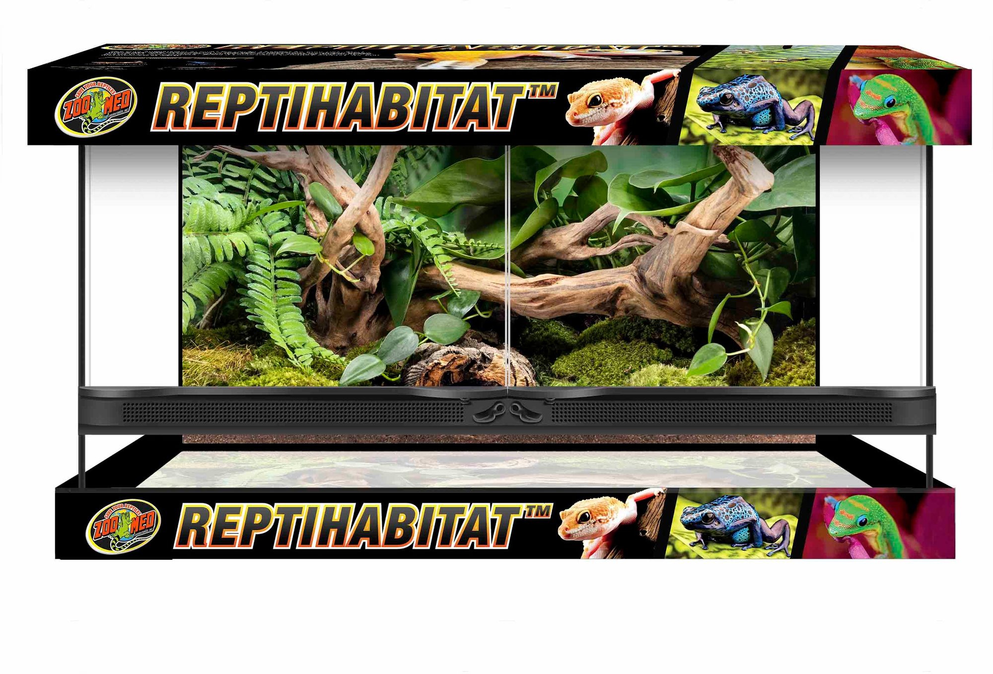 reptihabitat Terariu NT-10DW REPTIHABITAT 60*30*30CM 2 DOORS - Imagine 1